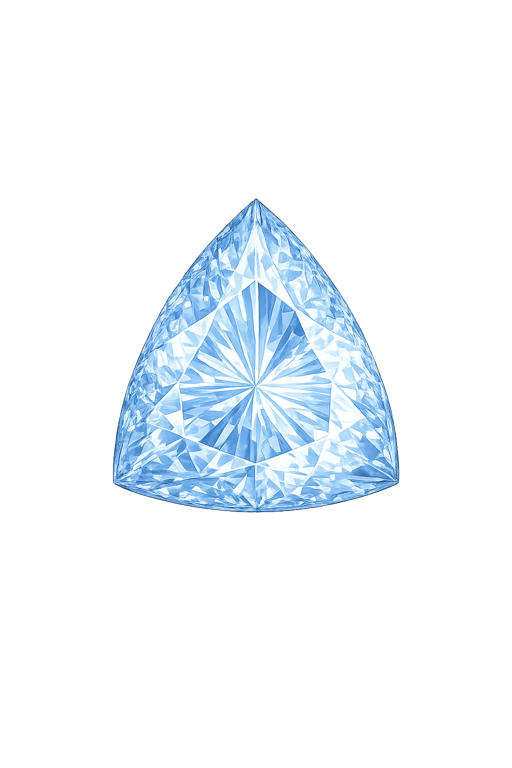 Trillion Blue sapphire light 123