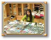 our synthetic gemstones showroom