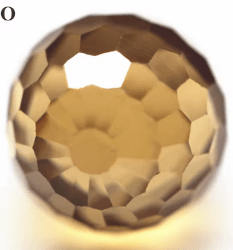 Cubic Zirconia Faceted Champagne