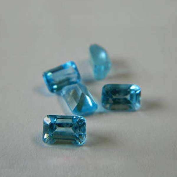 CZ BlueTopaz Octagon