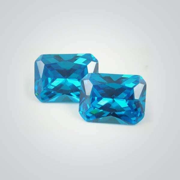 CZ SwissBlueTopaz Octagon