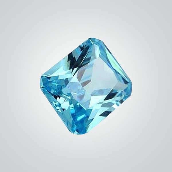 CZ Aquamarine Octagon