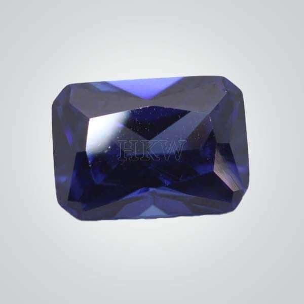 CZ Tanzanite Octagon
