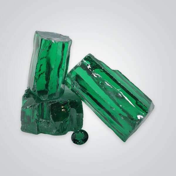 Cubic Zirconia Green Rough