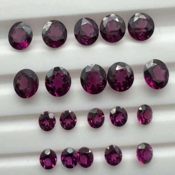 Natural Earth Mine Genuine Rhodolite 4