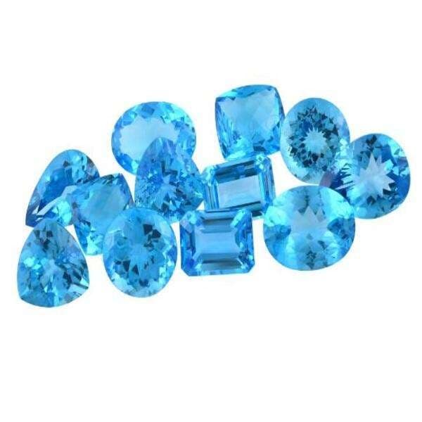 Natural Earth Mine Genuine Swiss Blue Topaz 2