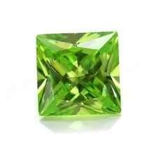 Apple green cz gemstone